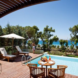 Elite Suites by Rhodes Bay kamers met Privé Zwembad