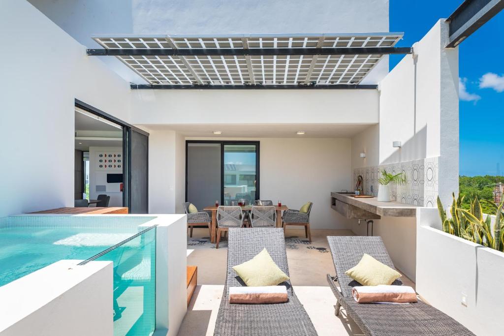 Hotel met Swim Up Kamers - Tulum Pueblo - Mexico