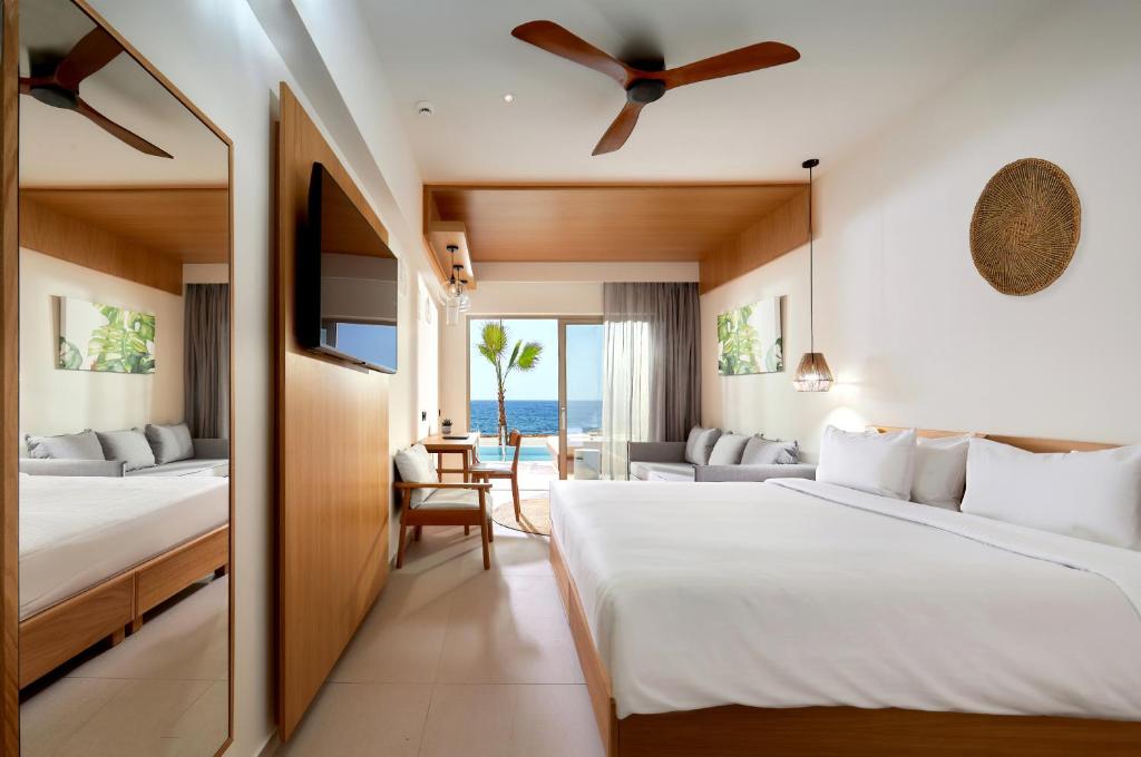 Enorme Santanna Island Swim-Up Kamers Kreta